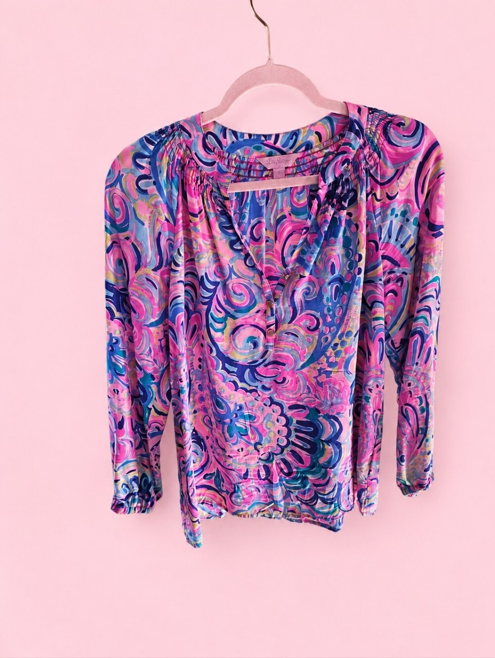 Lilly Pulitzer Elsa Blouse Size  Size Small Retails $188